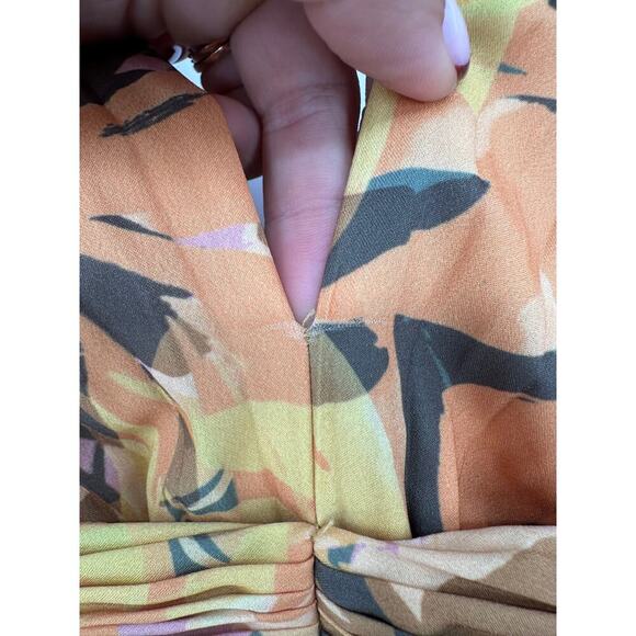 NWT Acler Palms Dress Kaleidoscope Floral - Picture 5 of 9